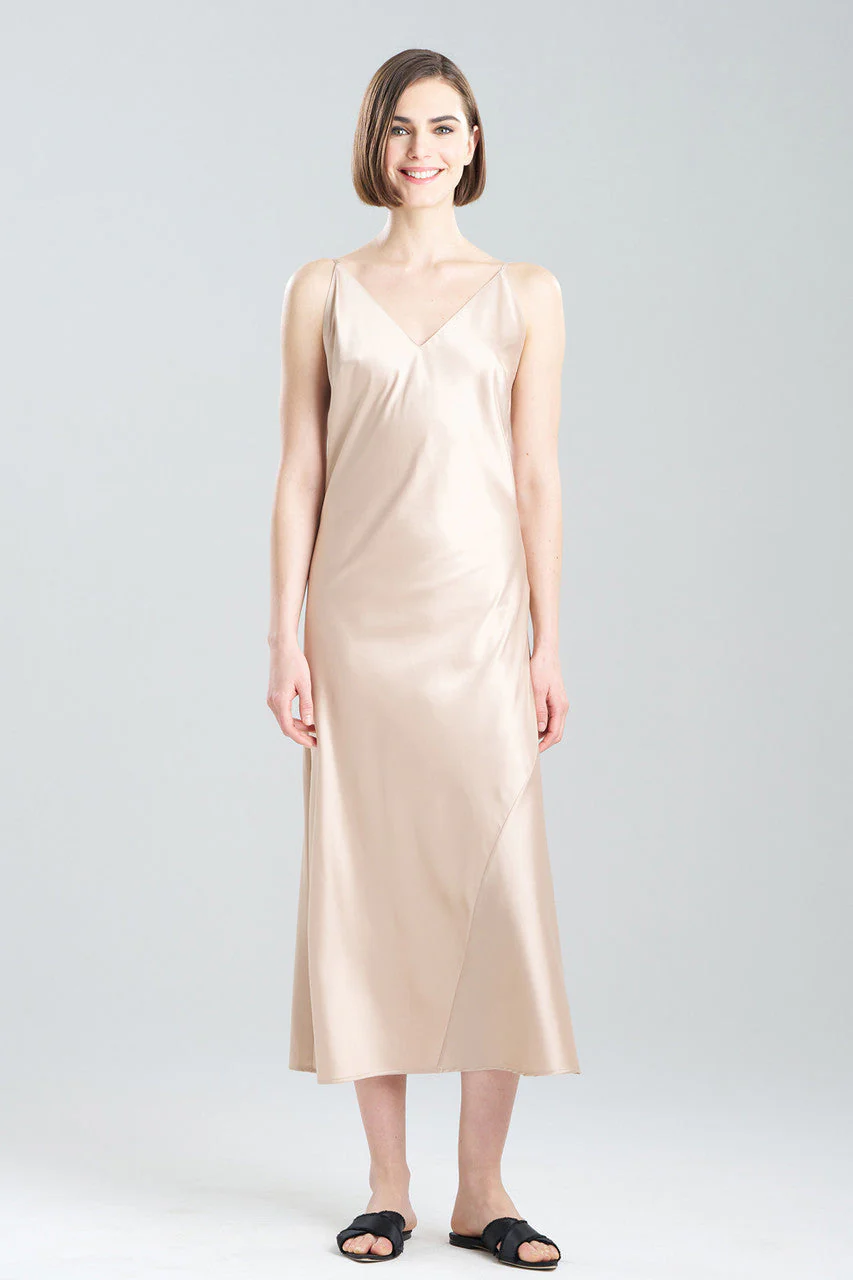 Glamour V-Neck Slip Dress