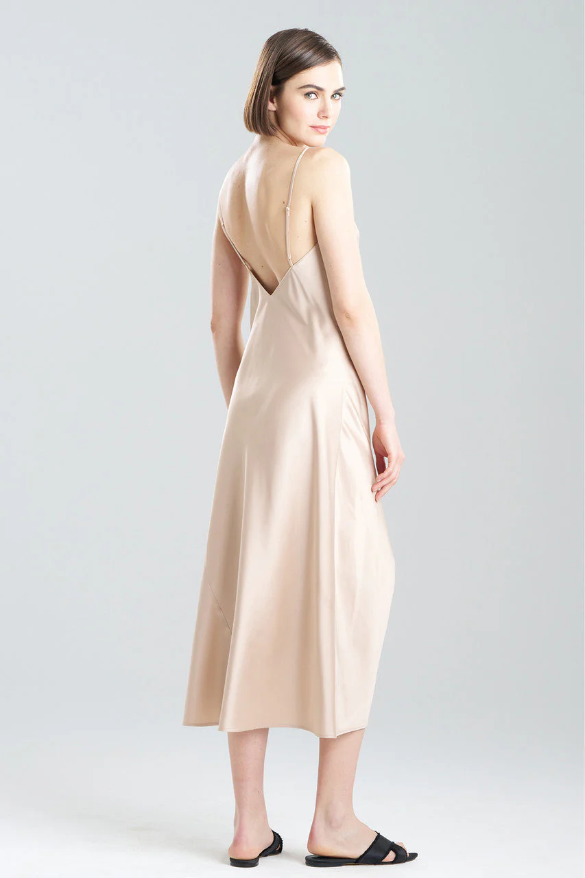 Glamour V-Neck Slip Dress - Image 2