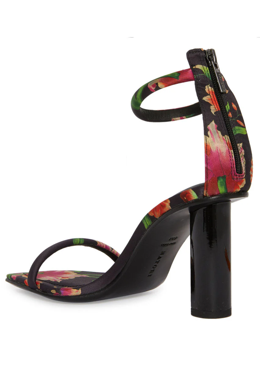Glow Chikayo Satin Block Heel Sandal - Image 3