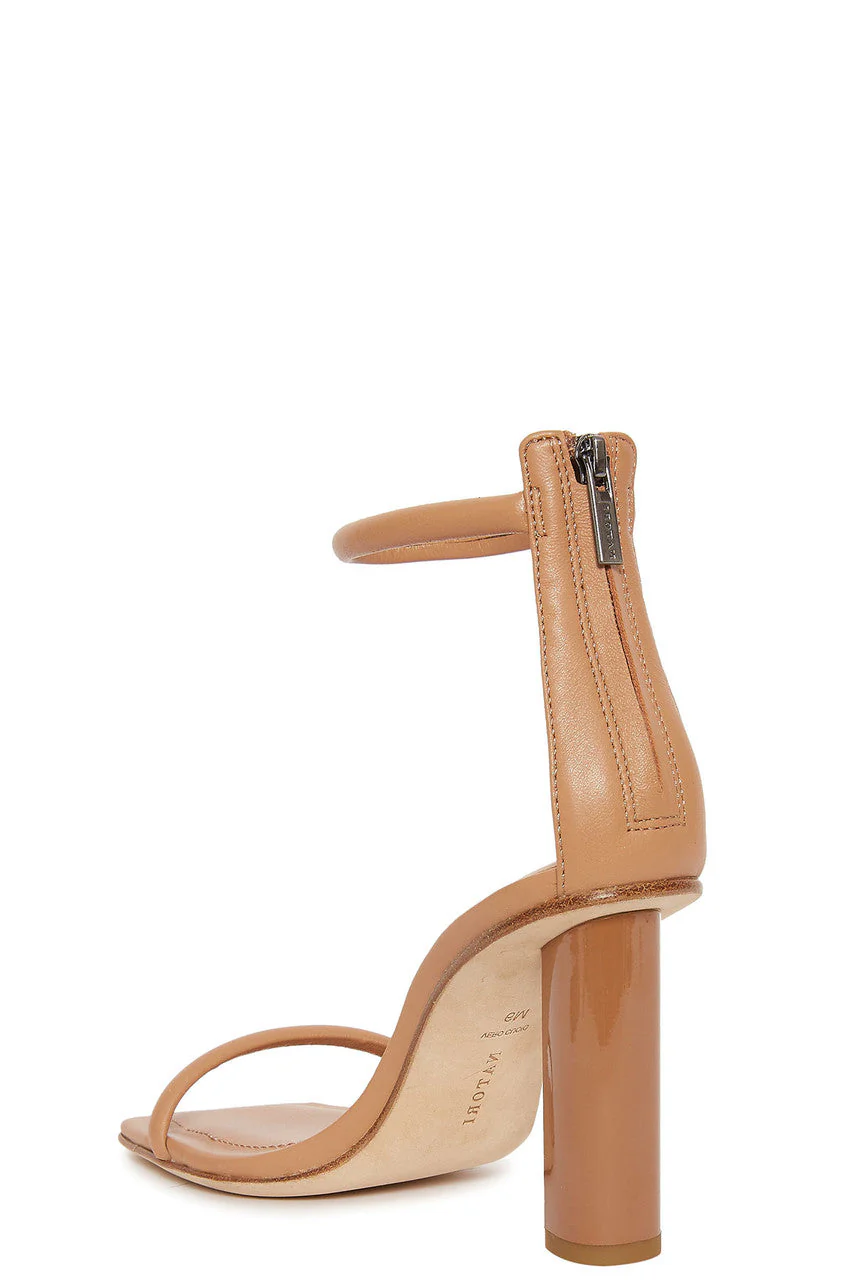 Glow Nappa Leather Block Heel Sandal - Image 4