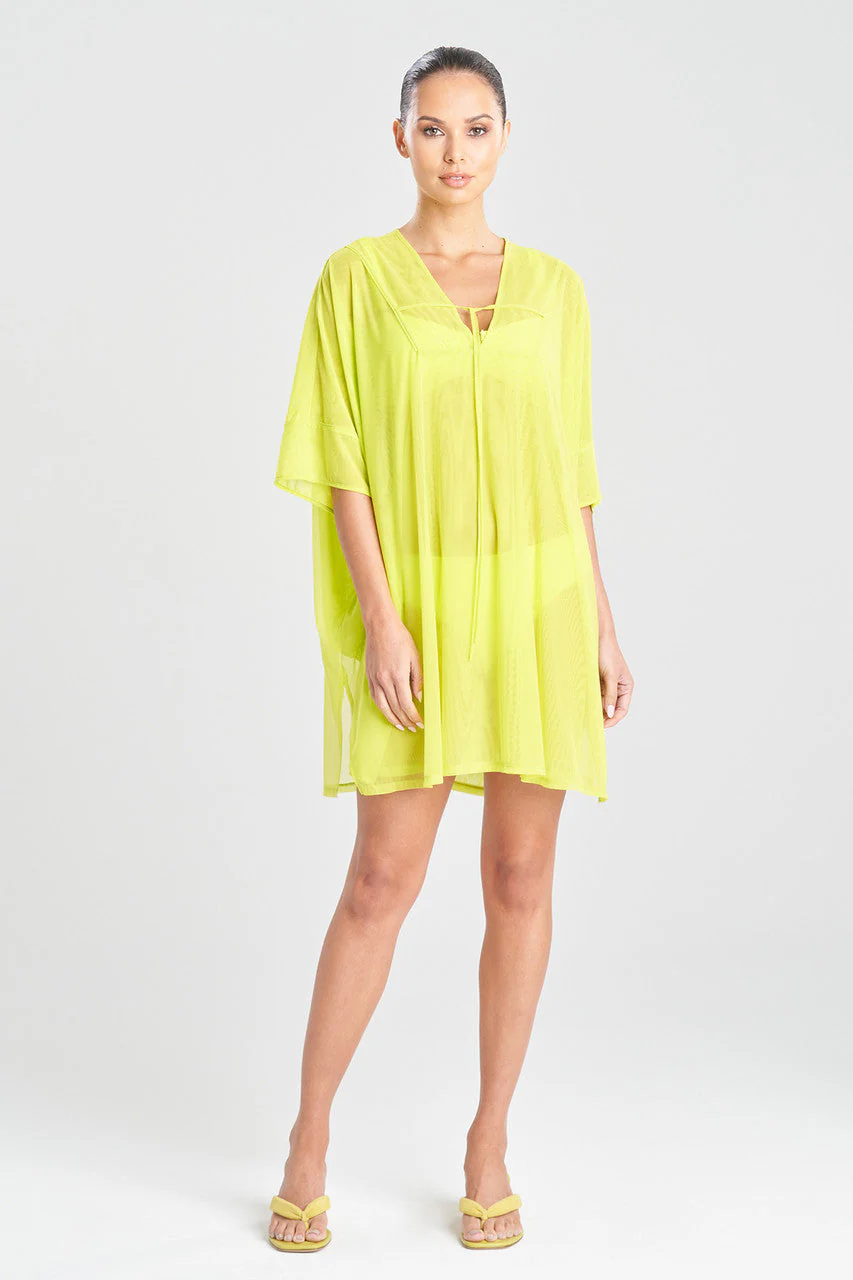 Heleneca Mesh Wedge Short Caftan