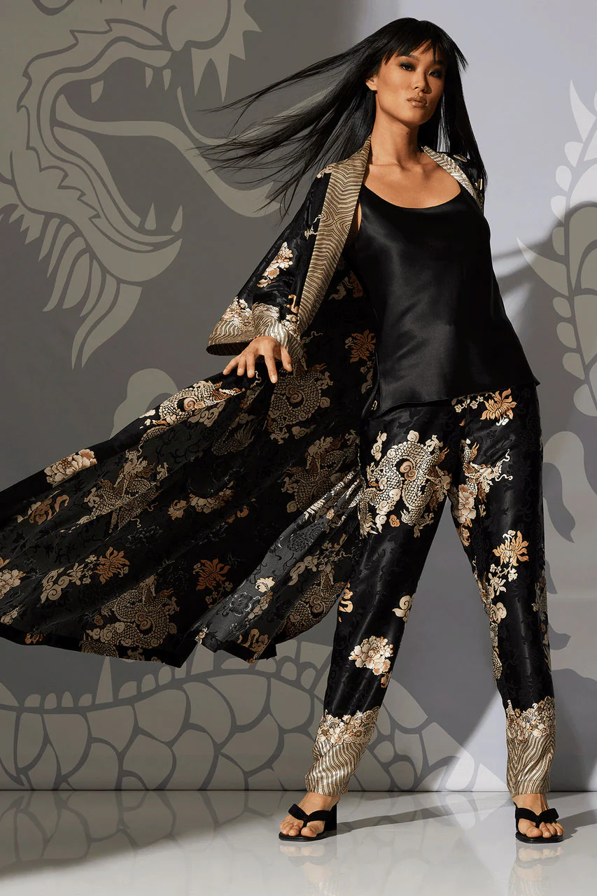 Imperial Dragon Jacquard Pants - Image 5