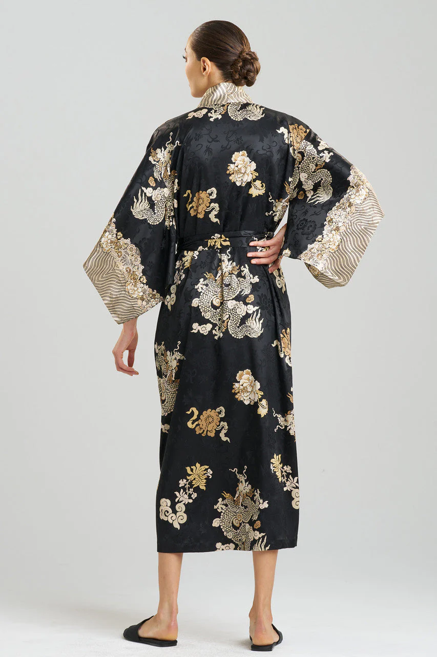 Imperial Dragon Jacquard Robe - Image 2
