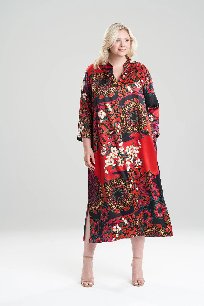 Imperial Lotus Zip Caftan - Image 2