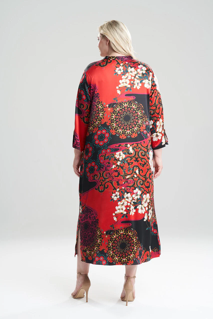 Imperial Lotus Zip Caftan - Image 3
