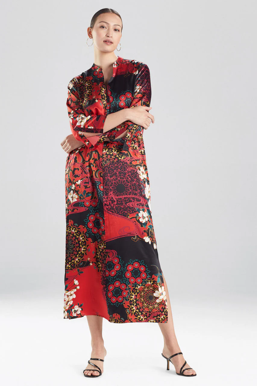 Imperial Lotus Zip Caftan - Image 4