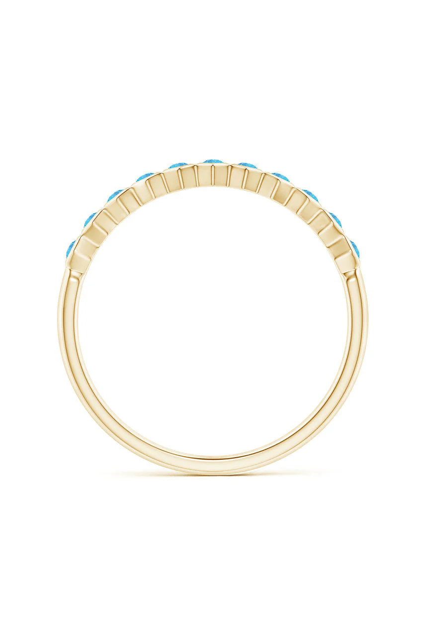 Indochine Bezel-Set Gemstone Ring - Image 2