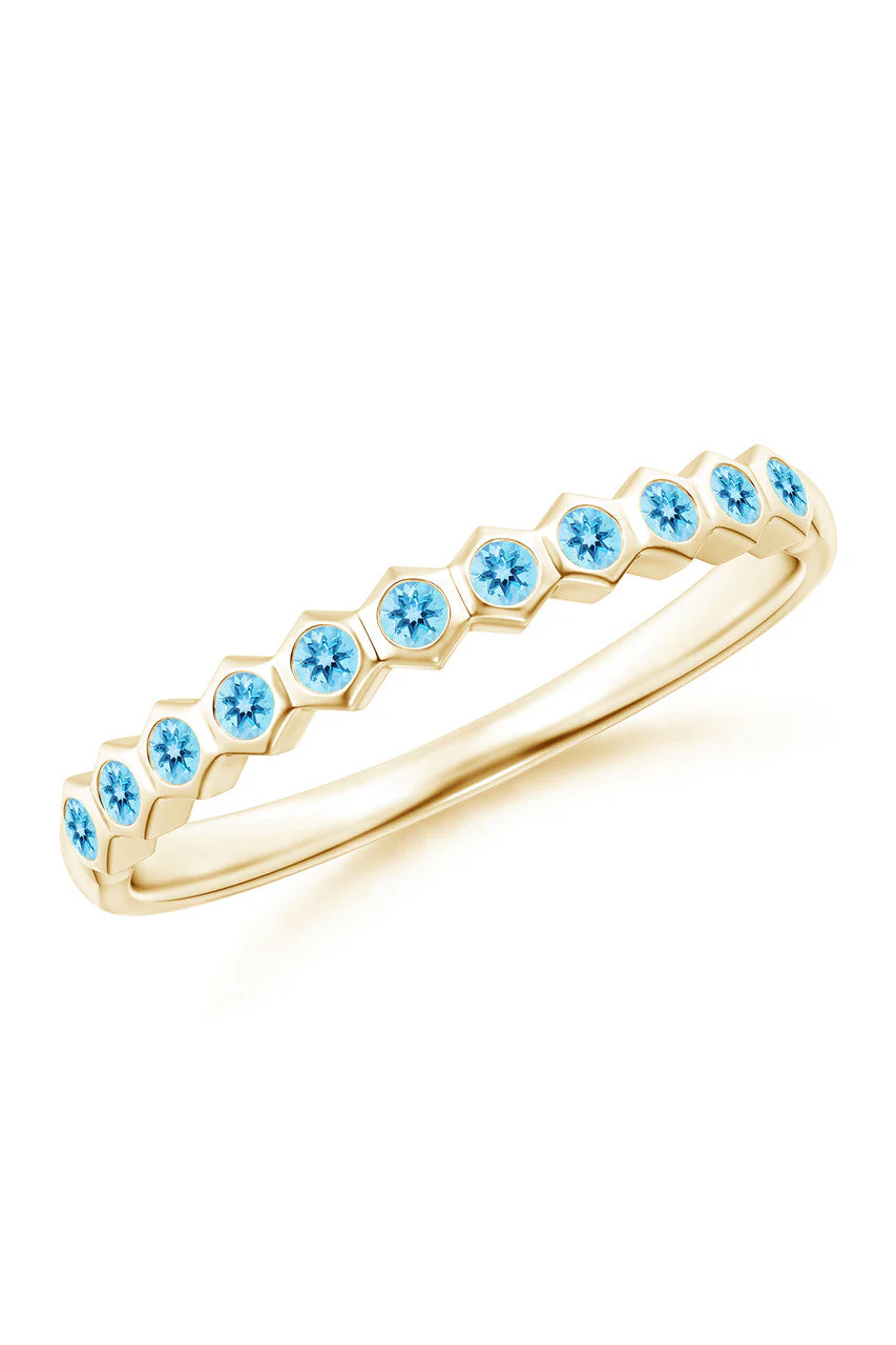 Indochine Bezel-Set Gemstone Ring - Image 3