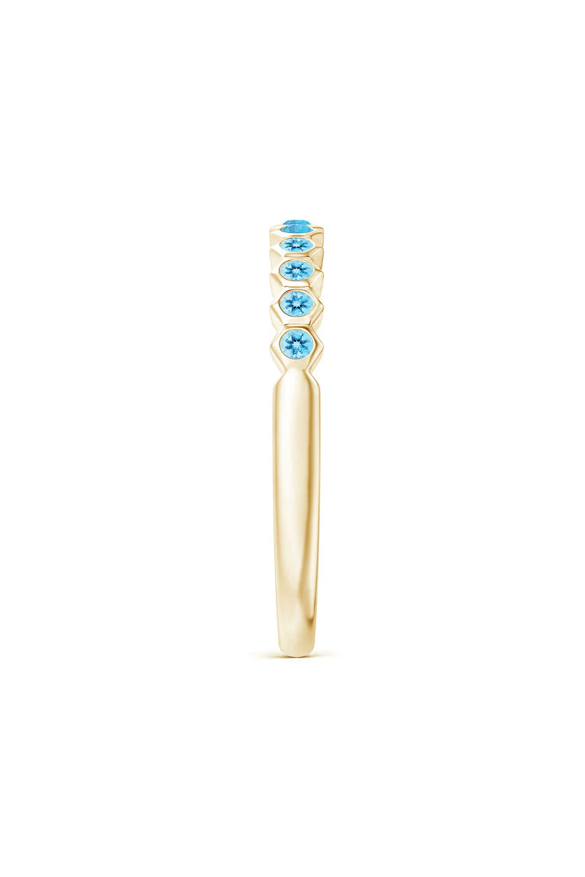 Indochine Bezel-Set Gemstone Ring - Image 4