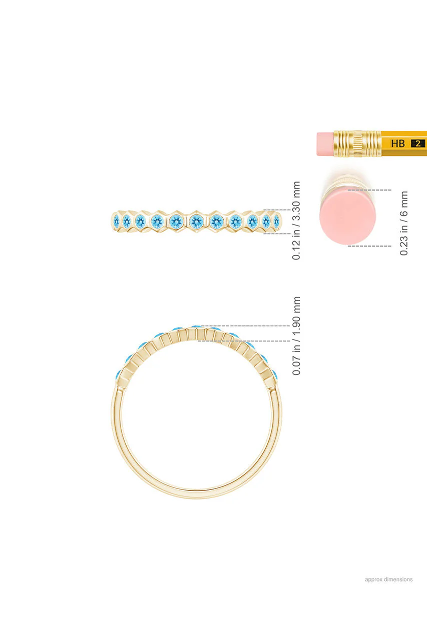 Indochine Bezel-Set Gemstone Ring - Image 5