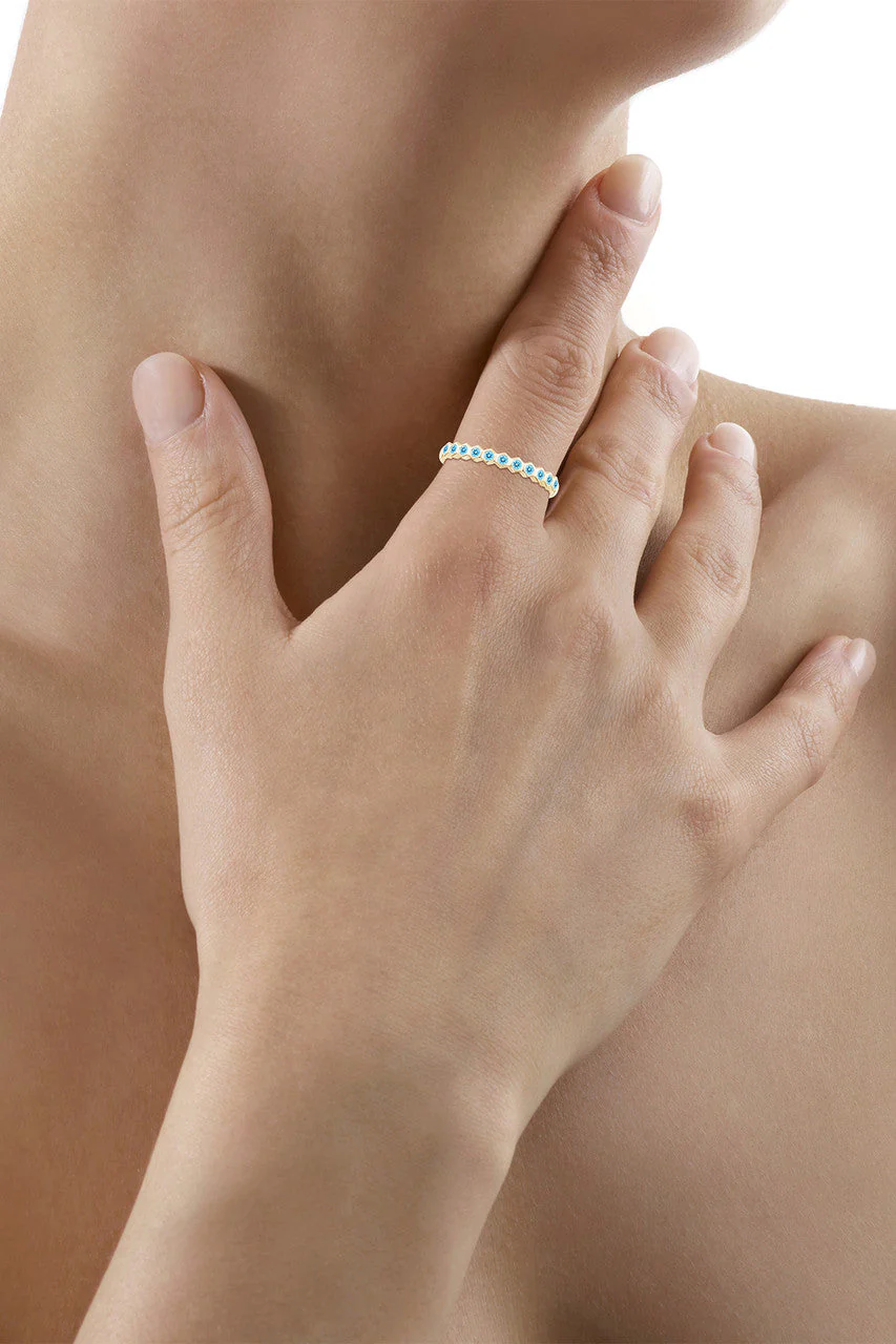 Indochine Bezel-Set Gemstone Ring - Image 6