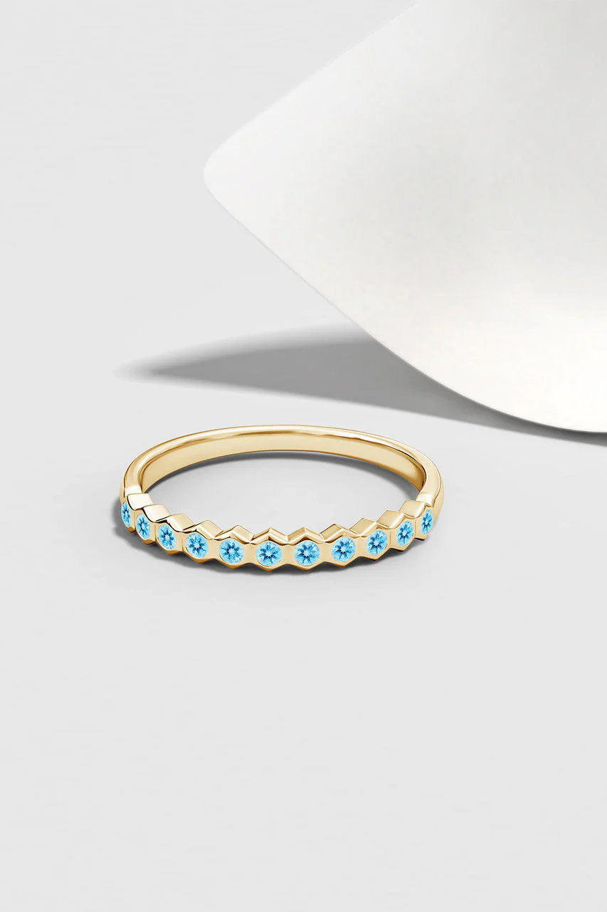 Indochine Bezel-Set Gemstone Ring - Image 7