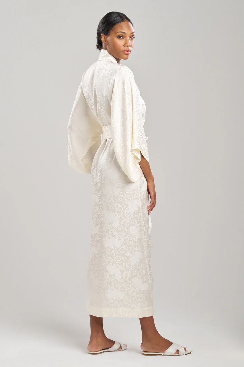 Ines Jacquard Silk Tassel Robe - Image 2