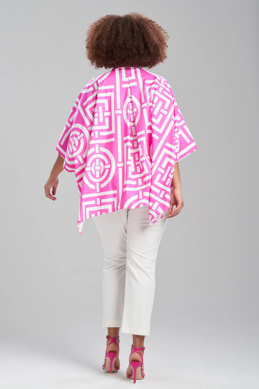 Infinity Cotton Poplin Oversized Mandarin Top - Image 4