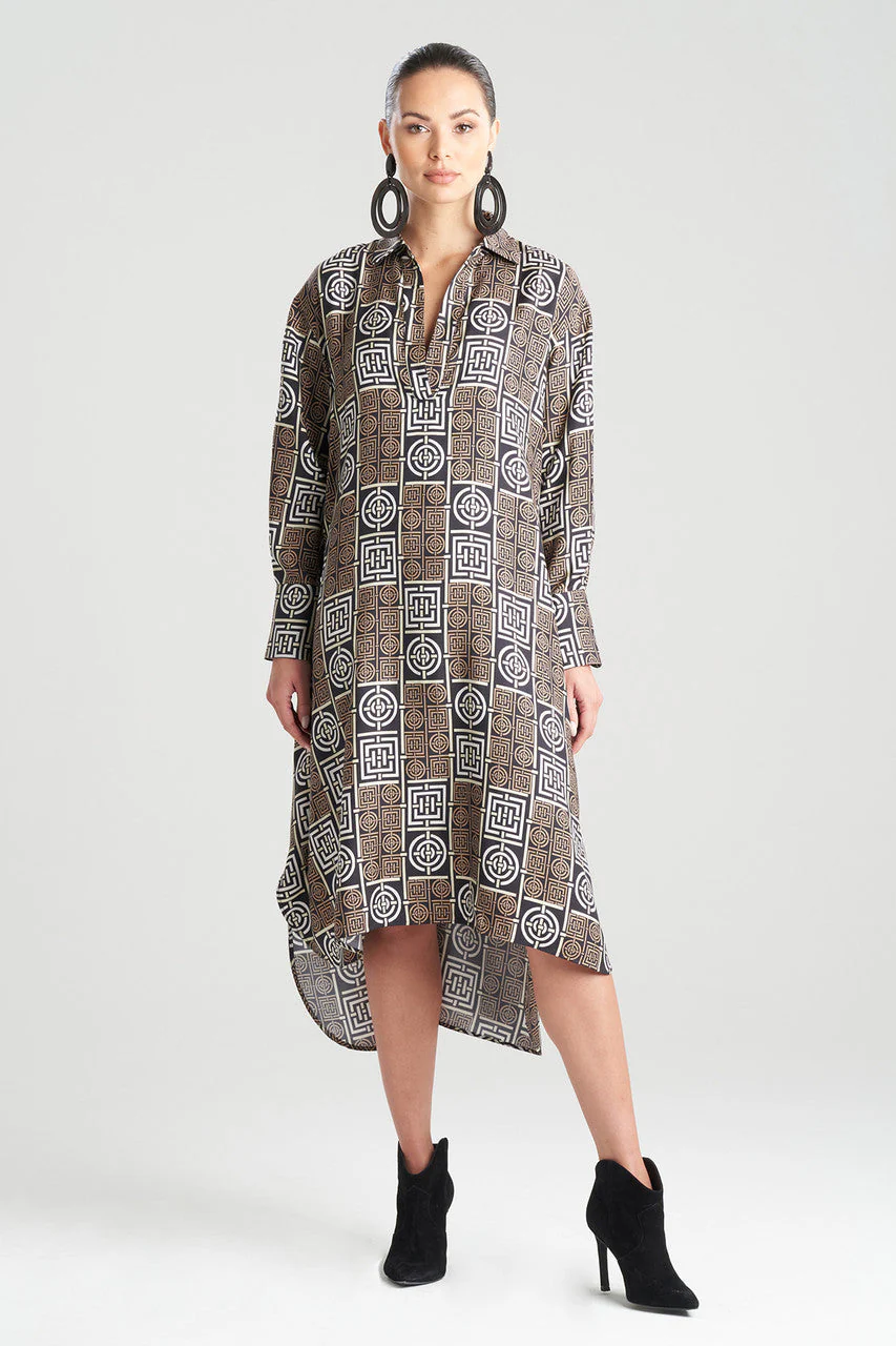 Infinity Cotton Silk Shirtdress - Image 2