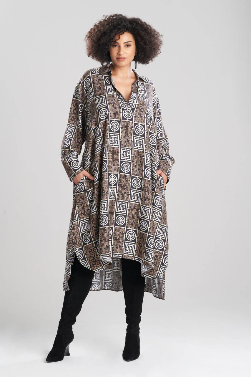 Infinity Cotton Silk Shirtdress - Image 5