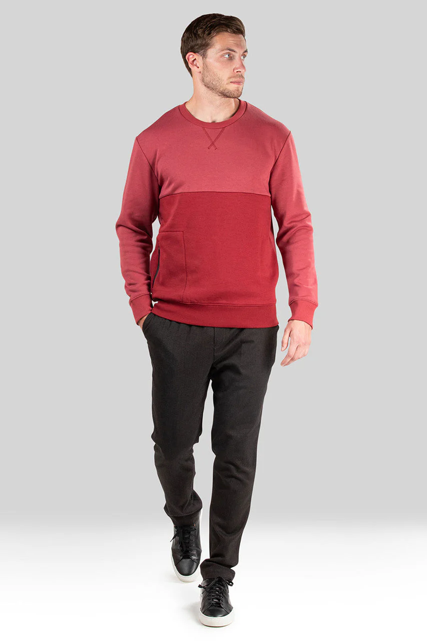 Isamu Brushed Fleece Pullover Sweatshirt - Image 3