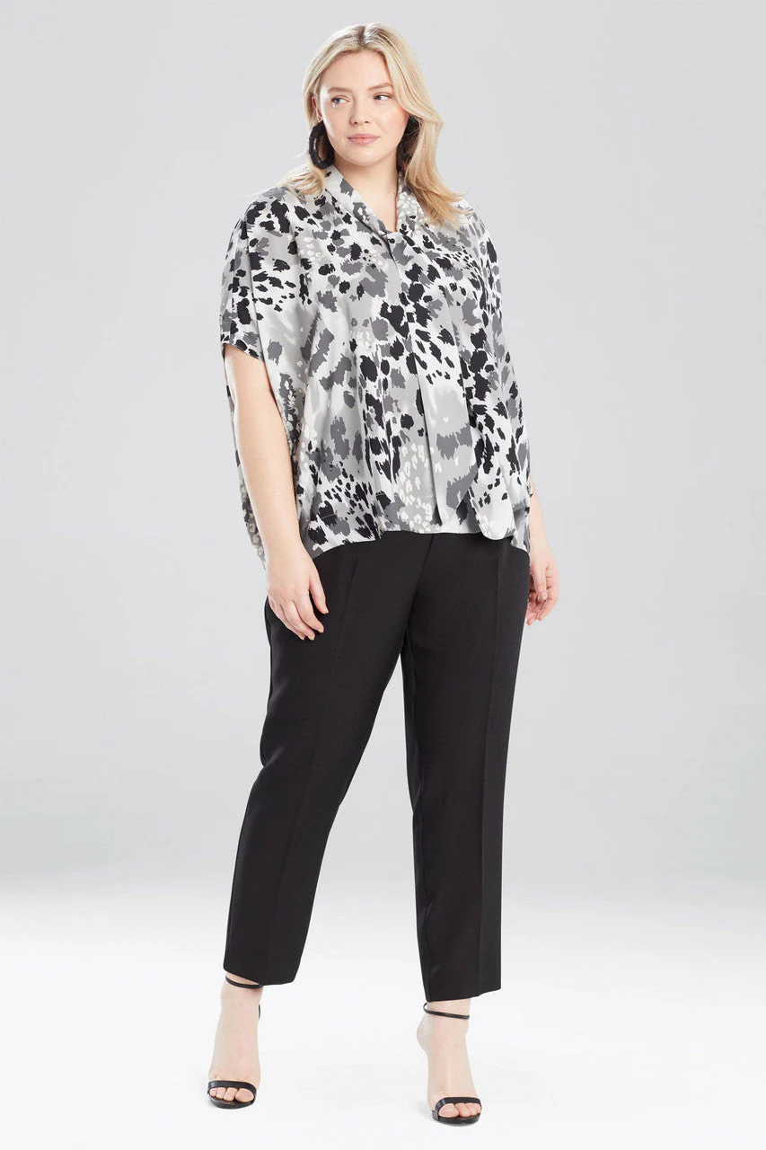 Jaguar Tie Neck Caftan Top - Image 6