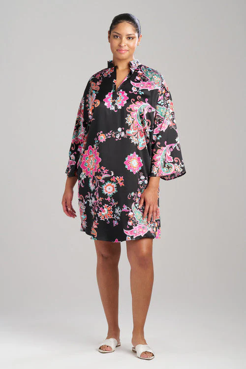Jaipur Satin Mandarin Sleepshirt