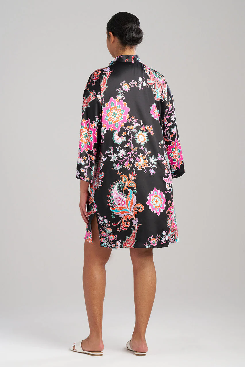 Jaipur Satin Mandarin Sleepshirt - Image 2