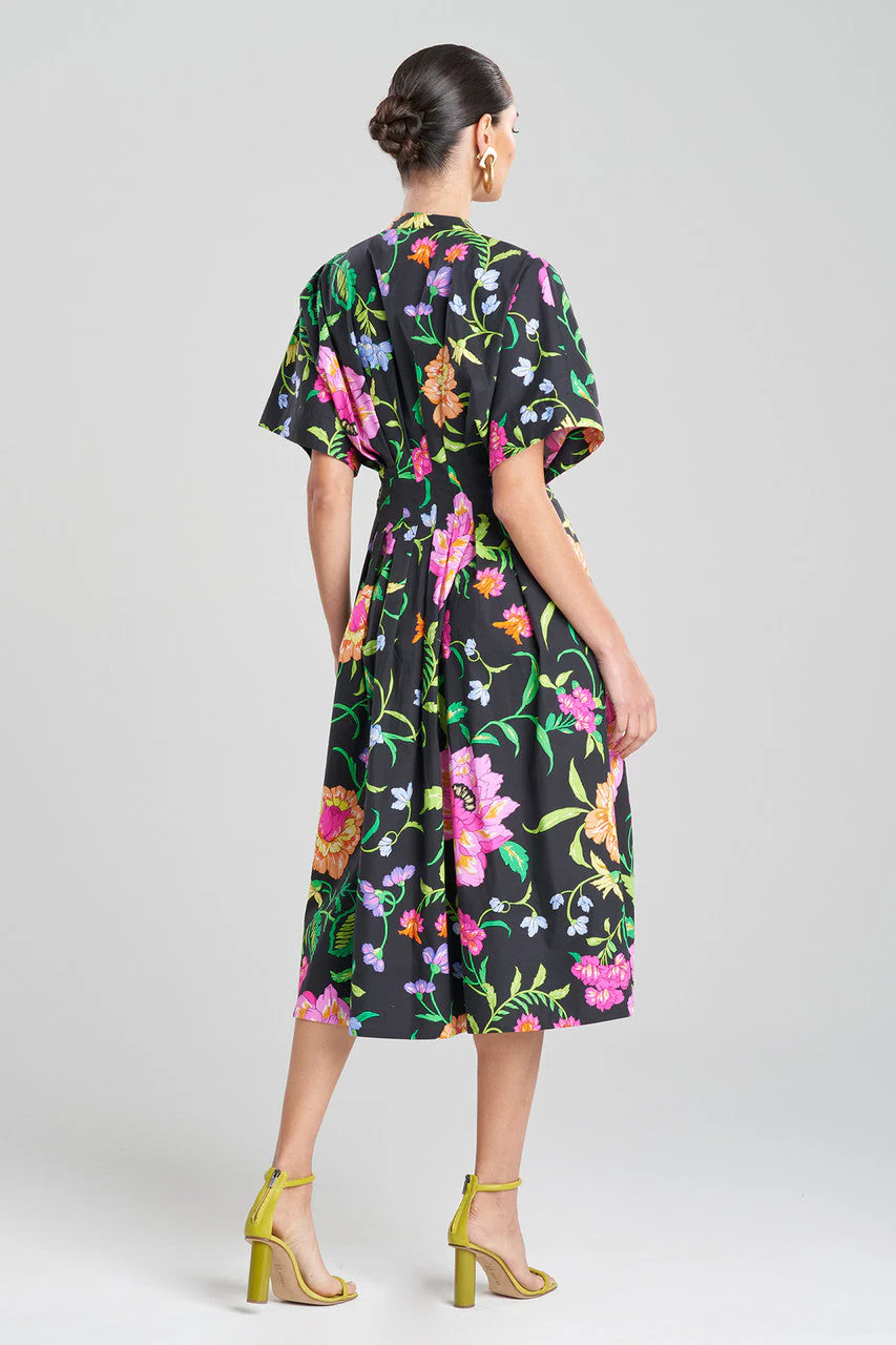 Junko Cotton Poplin Mandarin Dress - Image 2