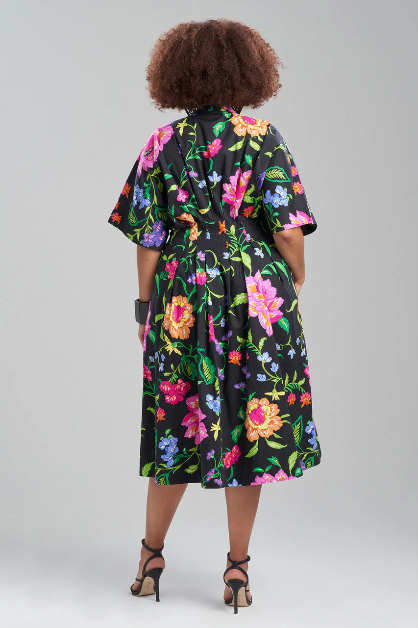 Junko Cotton Poplin Mandarin Dress - Image 4
