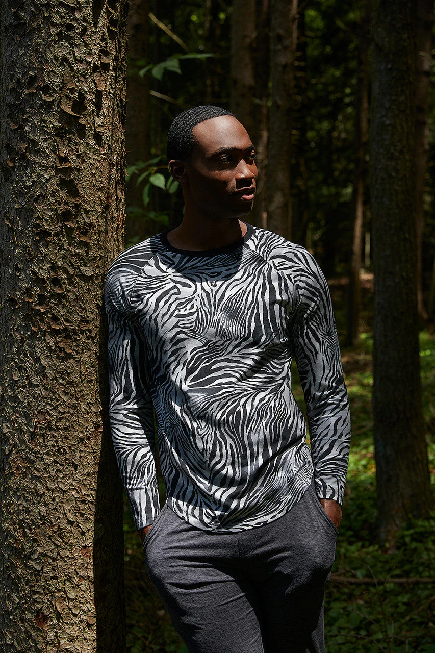 Kaede Jesey Printed Raglan Tee - Image 2