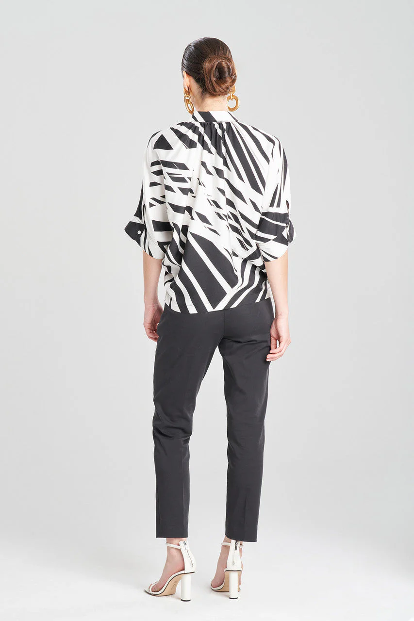 Katana Cotton Silk Pleated Top - Image 2