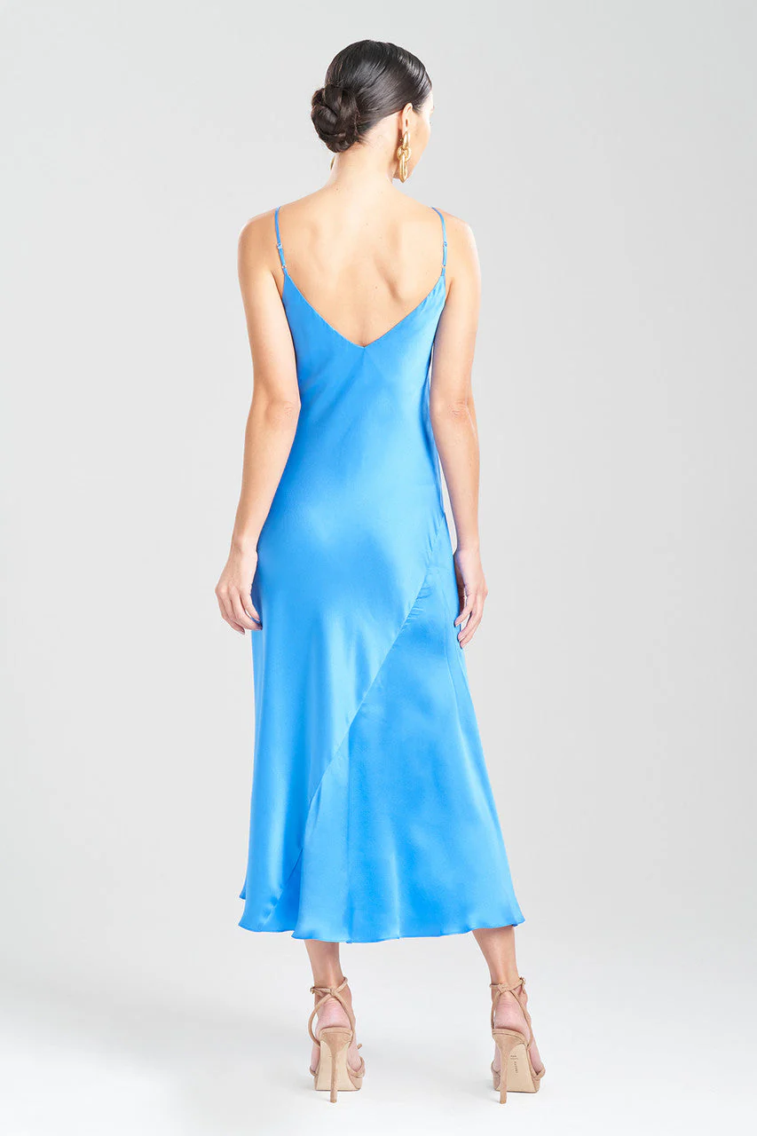 Key Essentials Sheath Flounce Silk Slip Dress - Image 2