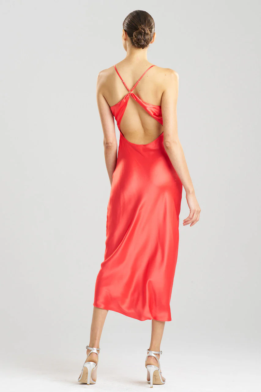 Key Essentials V-neck Silk Gown - Image 2