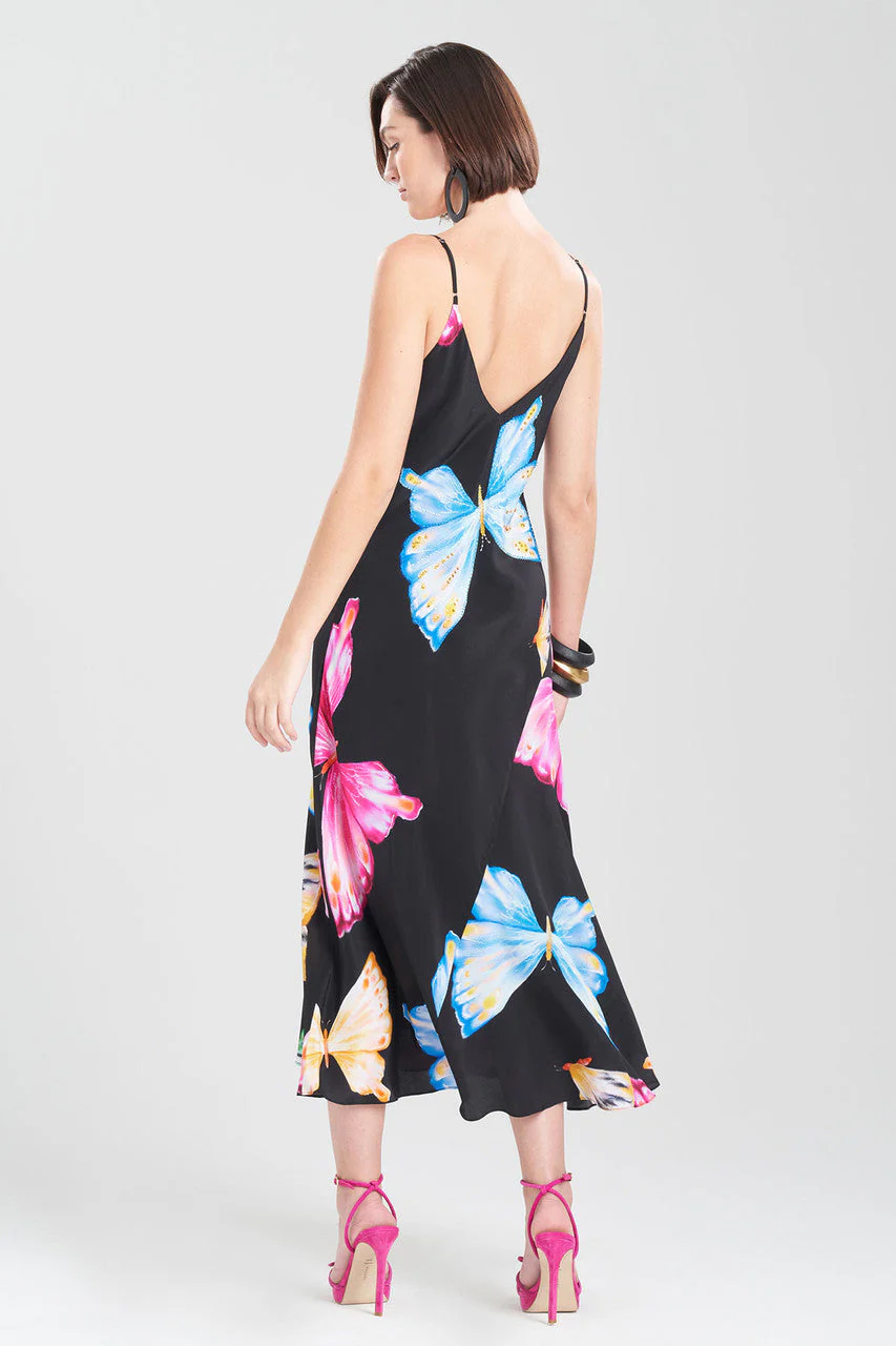 Kyoko Butterfly Beaded Silk Gown - Image 3