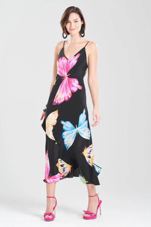 Kyoko Butterfly Beaded Silk Gown - Image 5