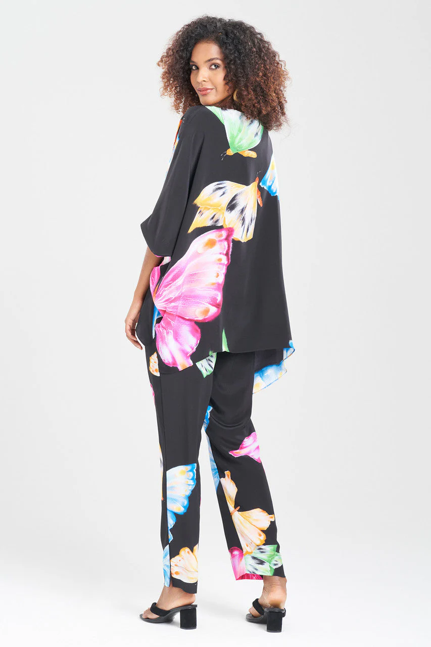 Kyoko Butterfly Beaded Silk Top - Image 2