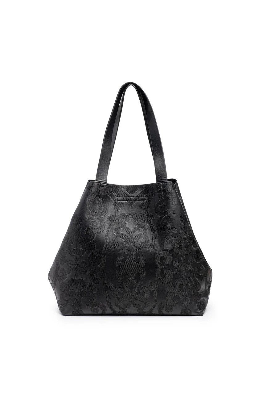 Leticia Embroidery Large Tote Bag - Image 3
