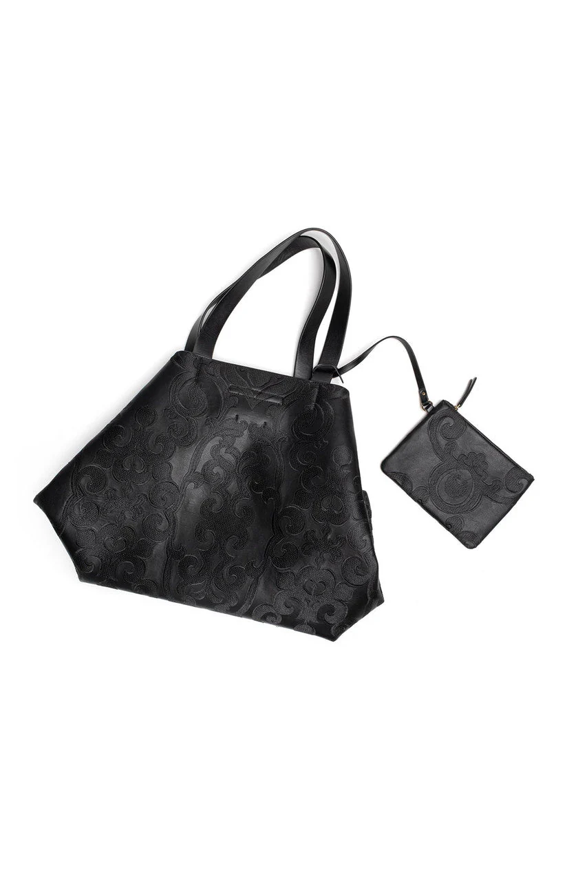 Leticia Embroidery Large Tote Bag - Image 4