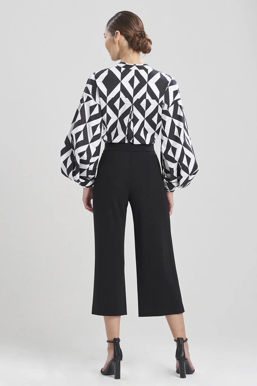 Light Weight Ponte Crop Pants - Image 2