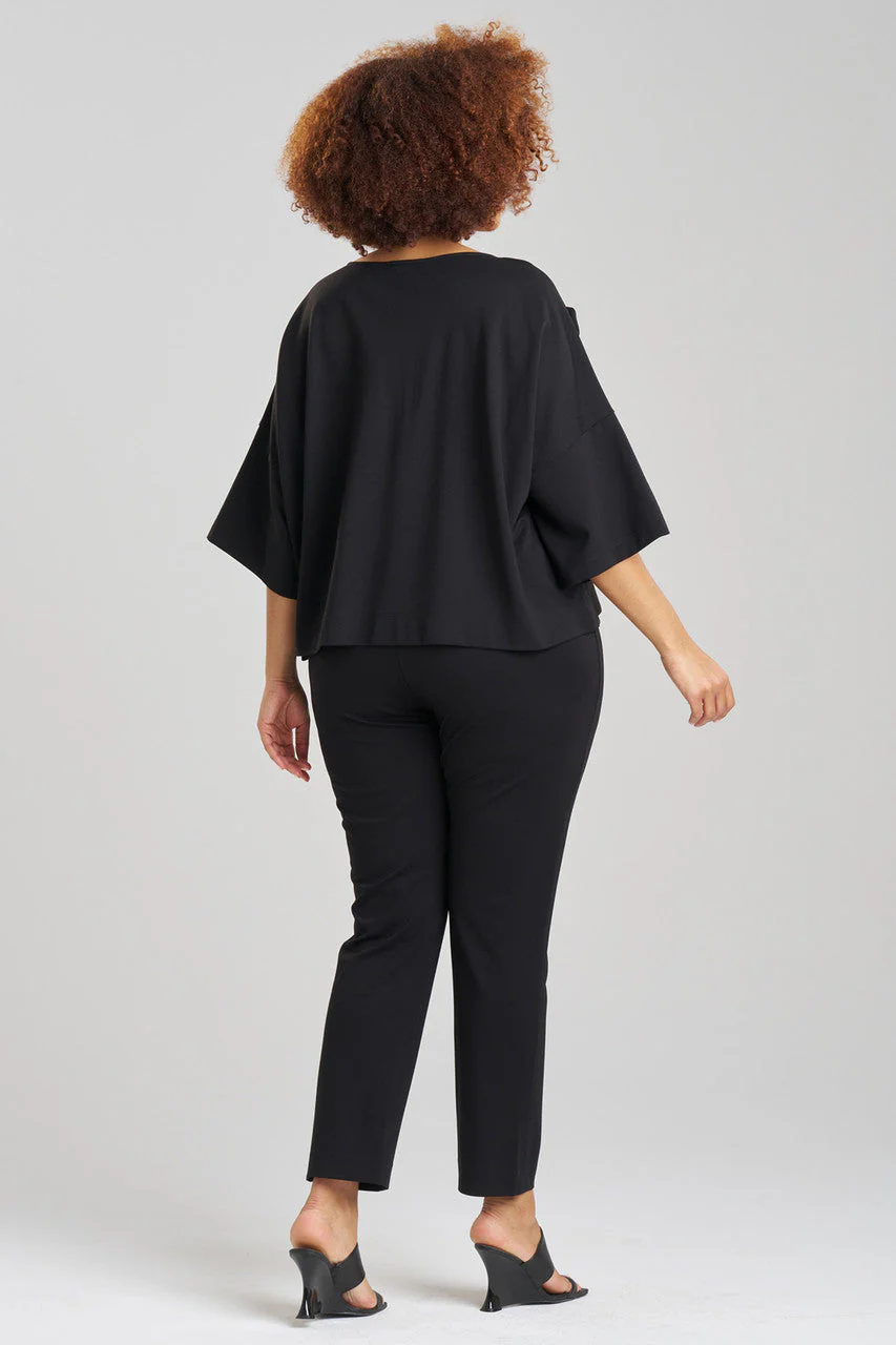 Light Weight Ponte Embroidered Top - Image 7