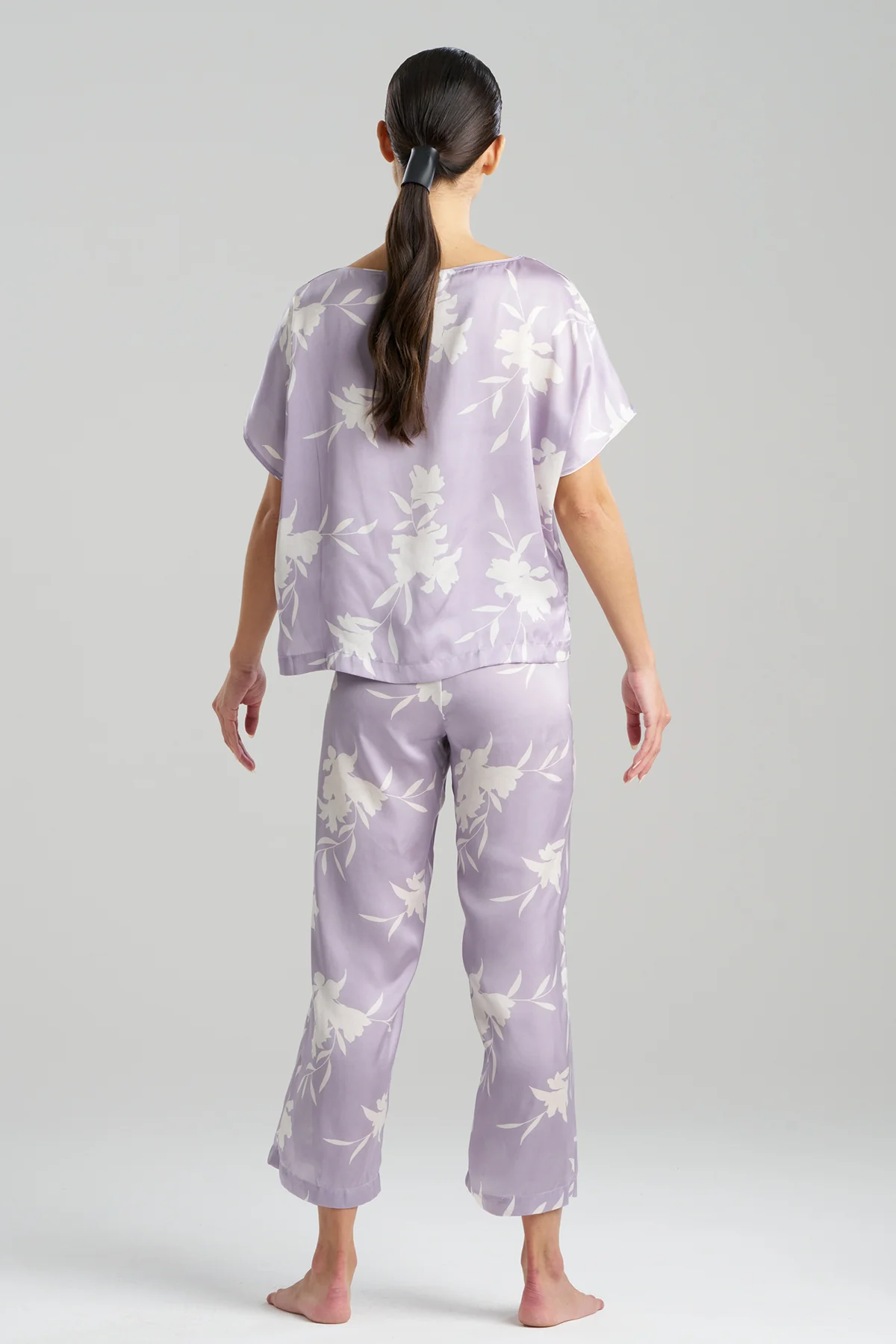 Lily Printed Satin Icon Short Sleeve PJ - Image 3