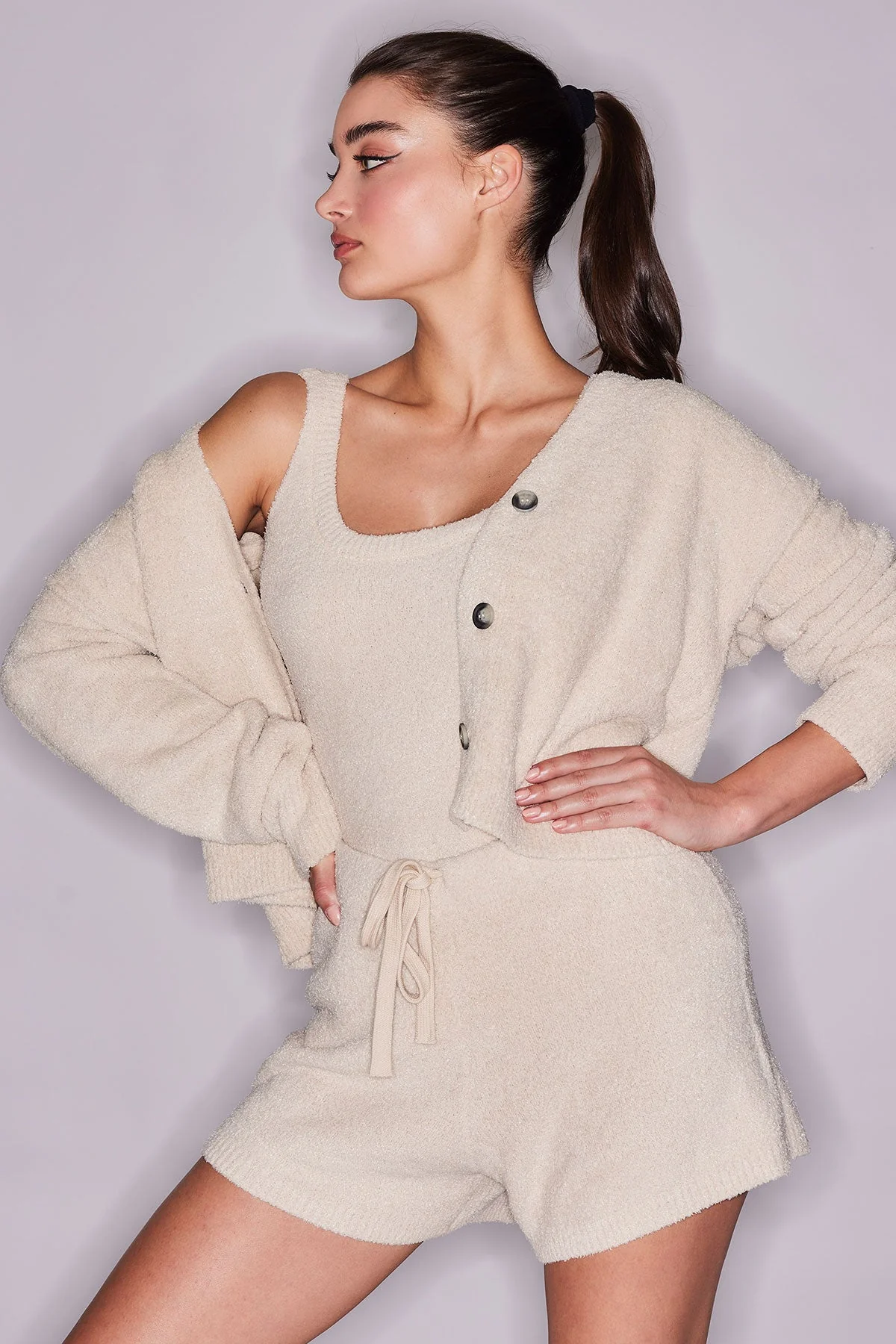 Luna Mellow Cropped Cardigan - Image 4