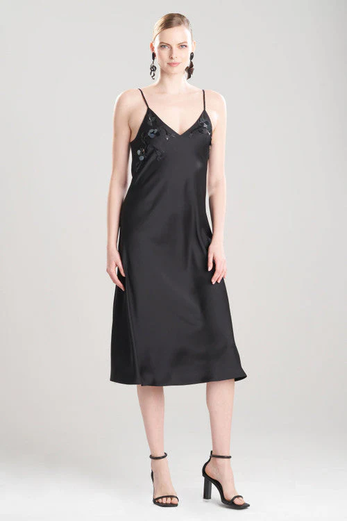 Luxe Charmeuse Beaded Slip Dress - Image 7