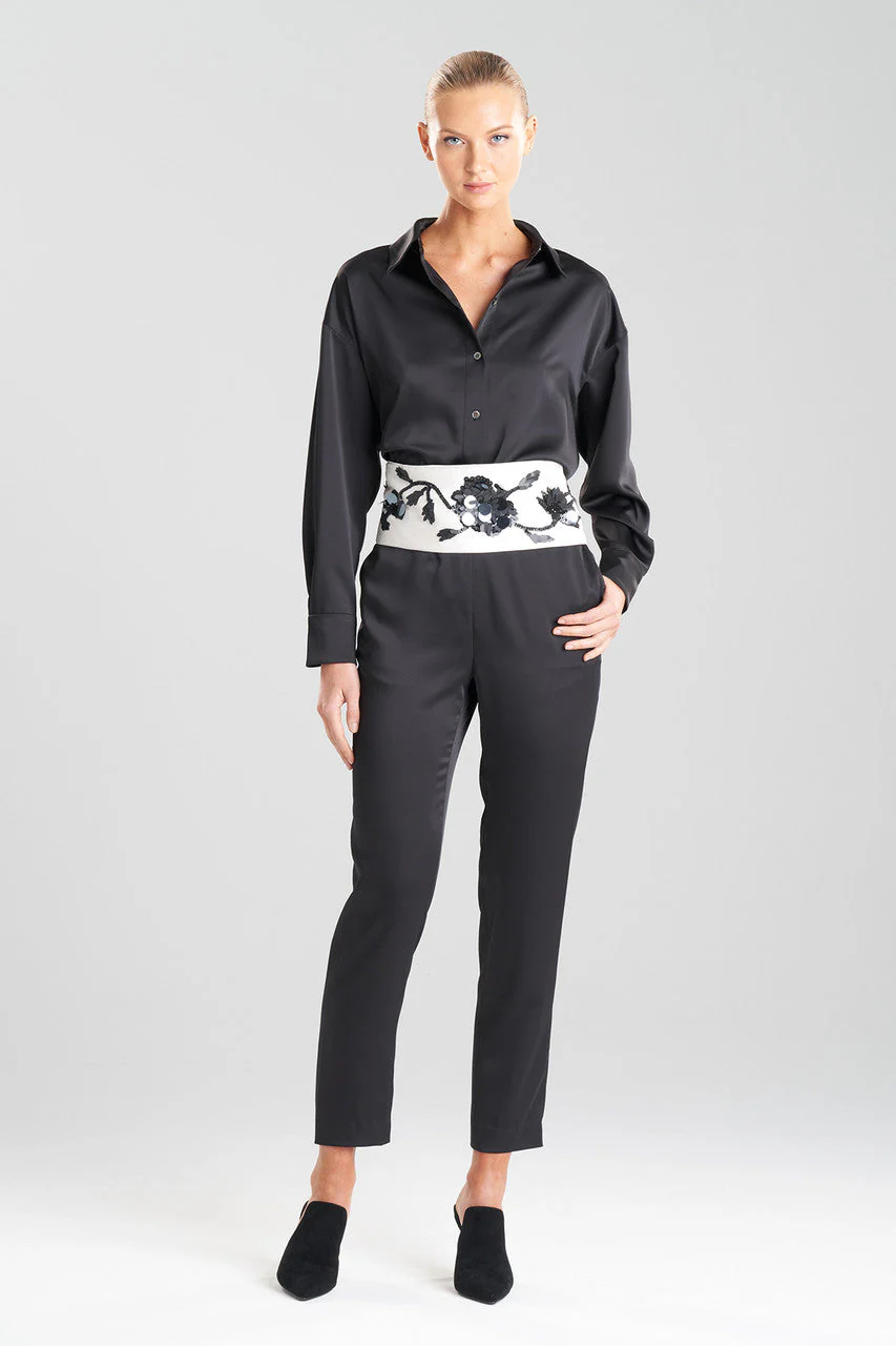 Luxe Charmeuse Obi Beaded Belt - Image 4