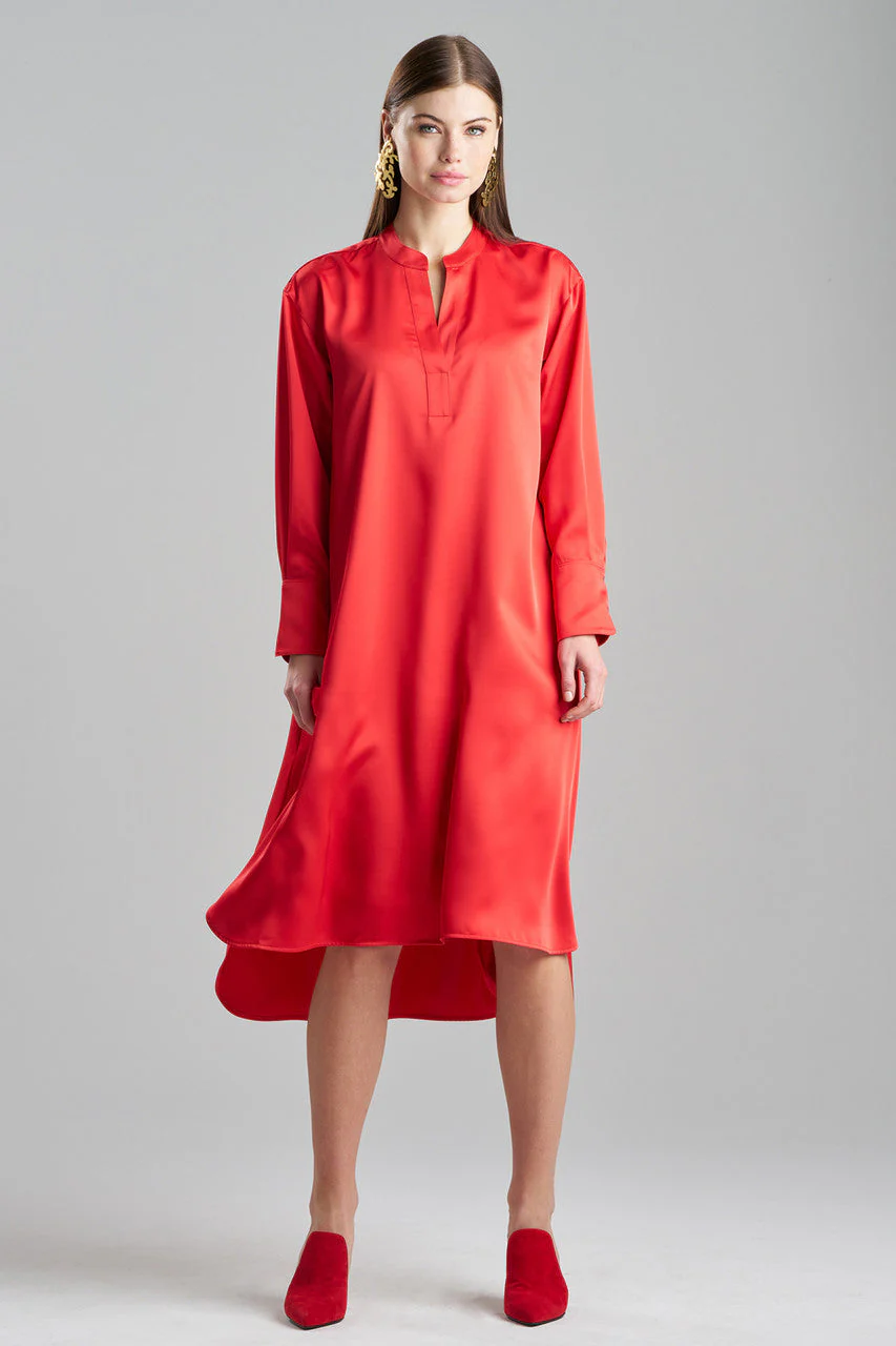 Luxe Charmeuse Oversized Shirtdress - Image 7