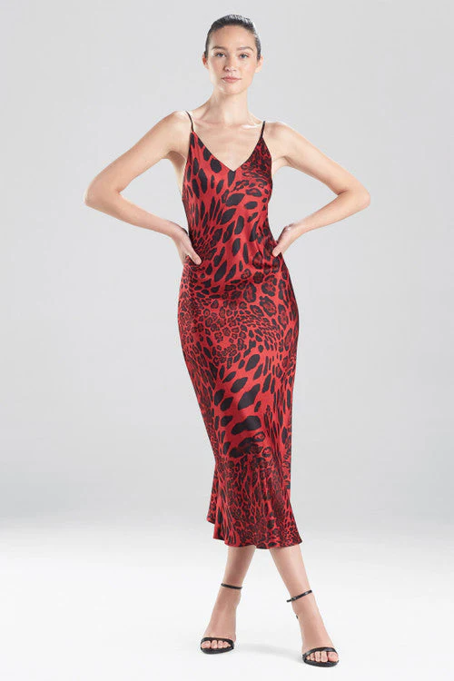 Luxe Leopard Slip Dress