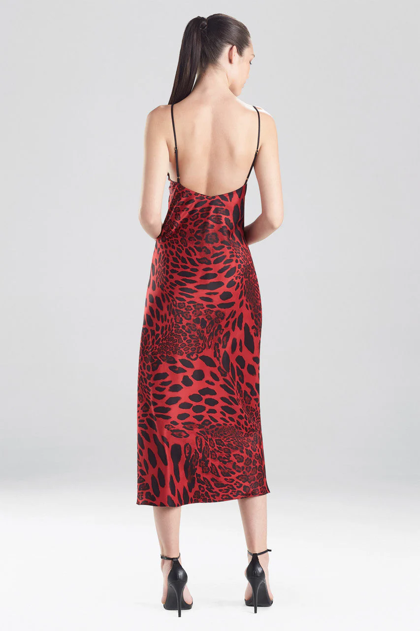 Luxe Leopard Slip Dress - Image 2