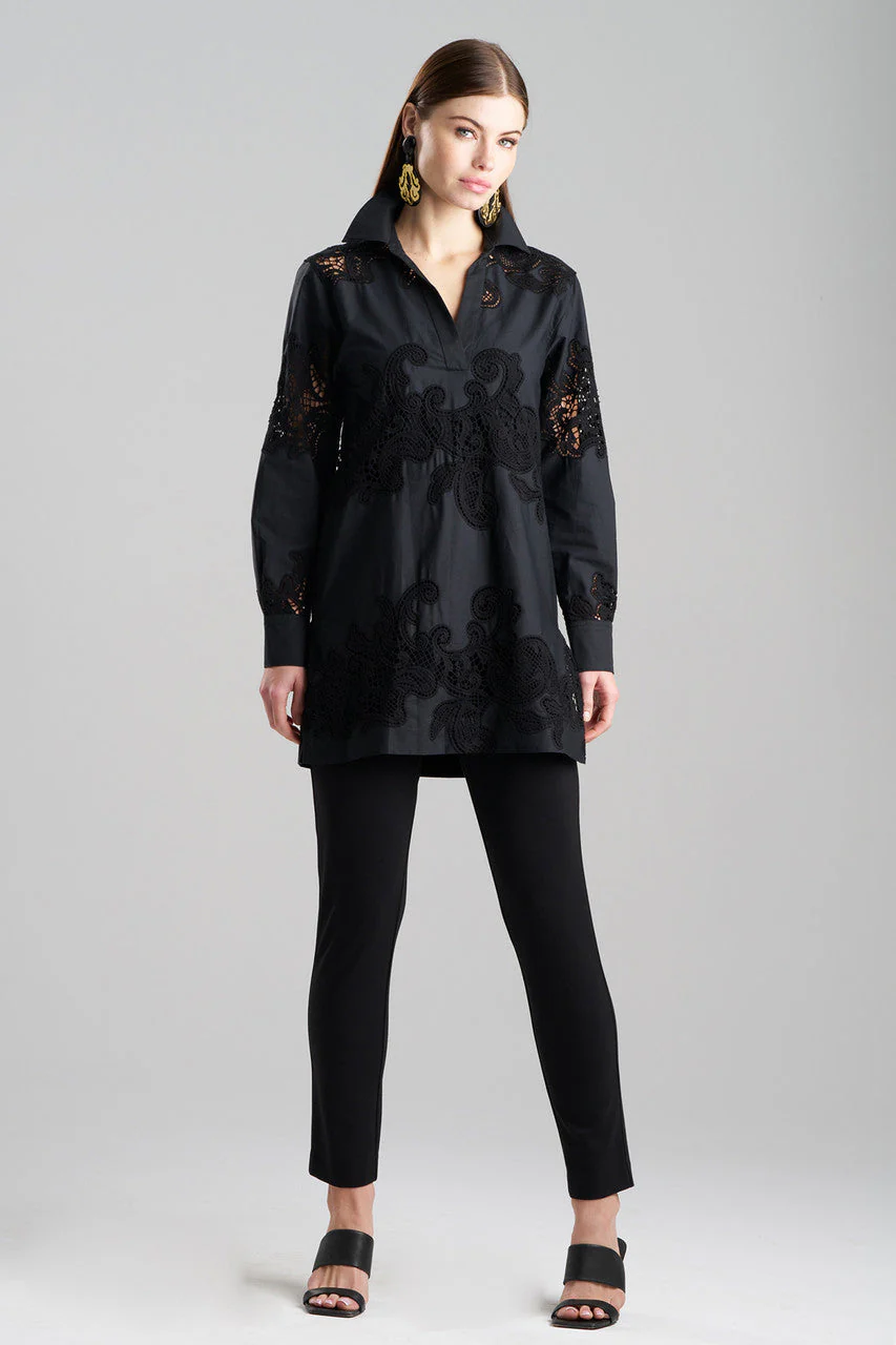 Madeira Cutwork Embroidered Tunic Shirt