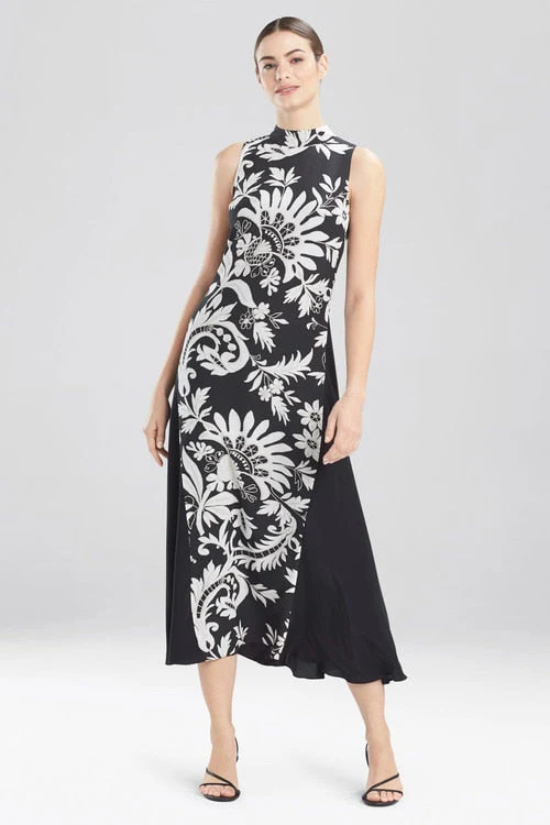 Mantilla Scroll Sleeveless Dress
