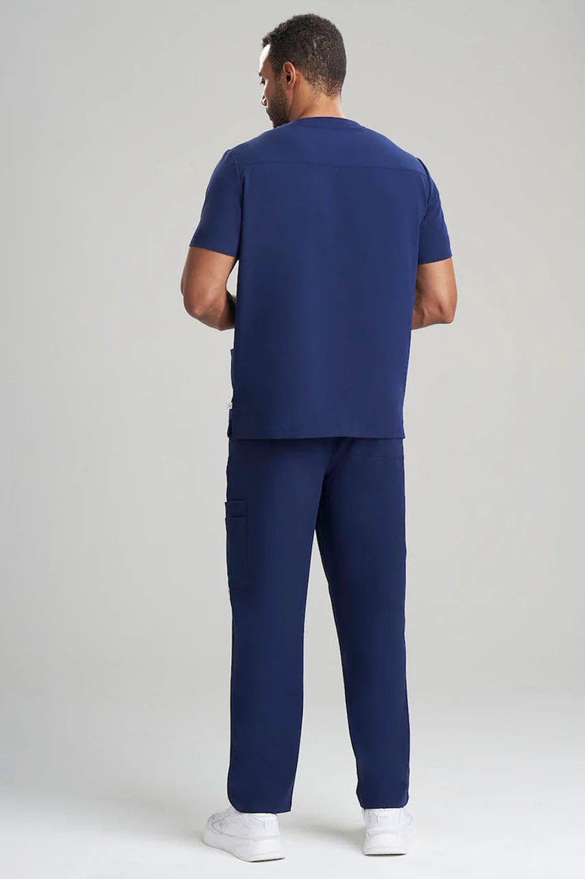 Men's 3-Pocket V-Neck Scrub Top - Image 5