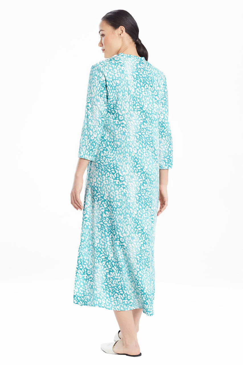 Misty Leopard Challis Caftan - Image 2