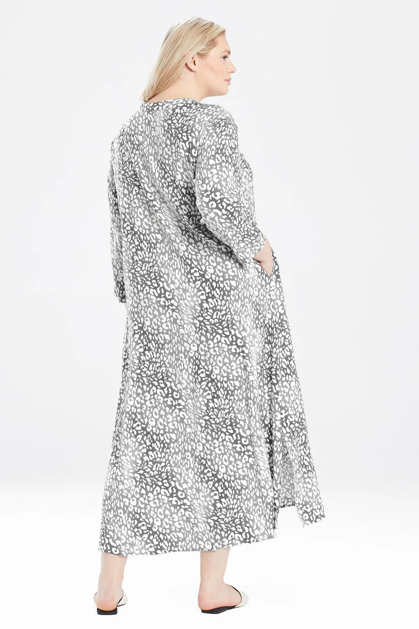 Misty Leopard Challis Caftan - Image 2