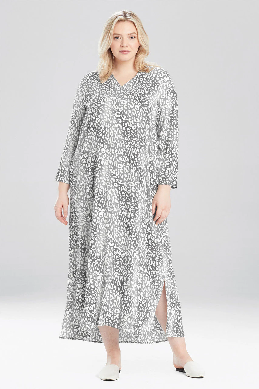 Misty Leopard Challis Caftan - Image 3